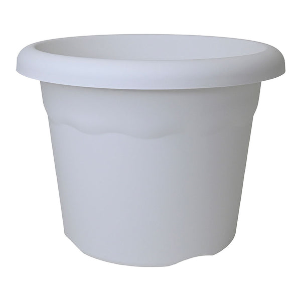 White Injection Pot Ø26cm Plastiken