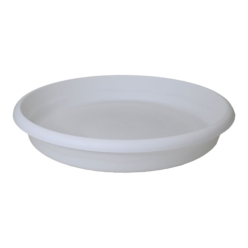 Plato De Inyeccion Para Maceta Terra Ø18Cm Blanco Plastiken