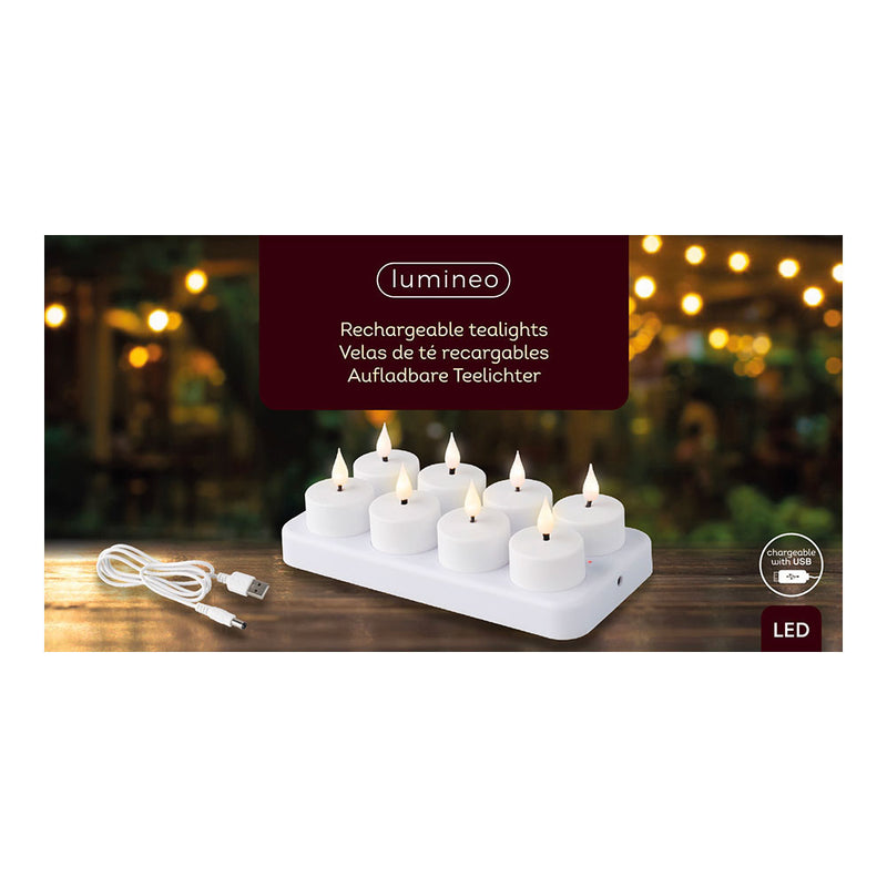 Rechargeable LED Plastic Candle for Indoor Use 486715