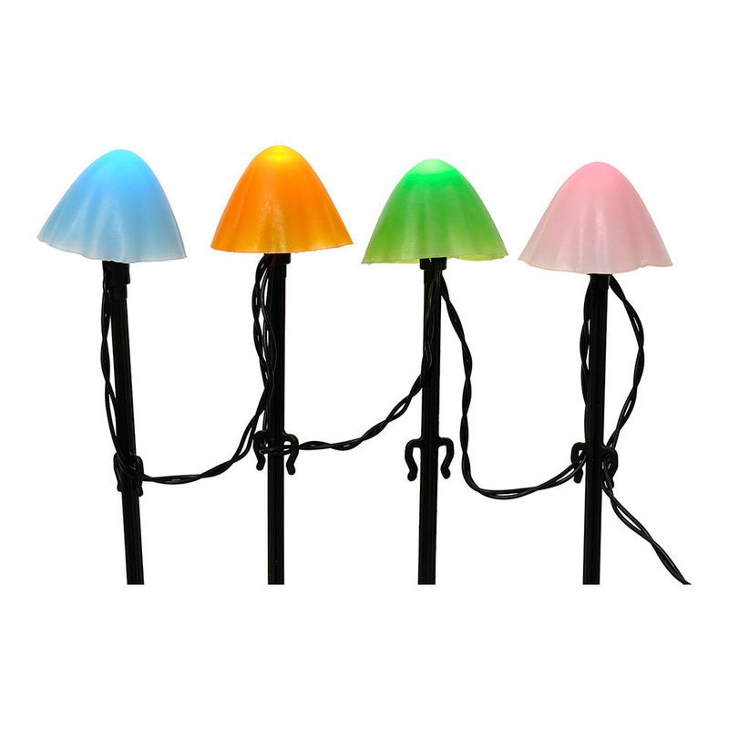 Multicolour Mushroom Shaped LED Stake With 8 Functions For Outdoors 491763