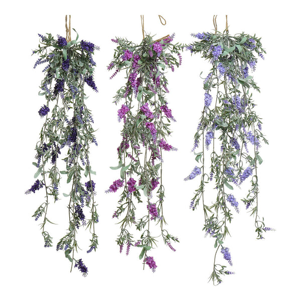 Artificial Lavender Hanging Plant Assorted Models 800077