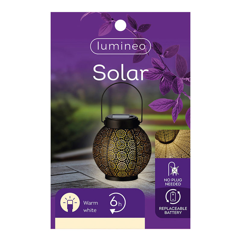 Metal Solar Lantern for Outdoor 16Cm 897539