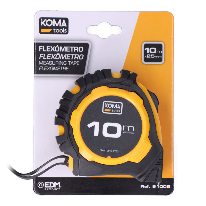 Flexómetro 10M X 25Mm Abs Standard Koma Tools