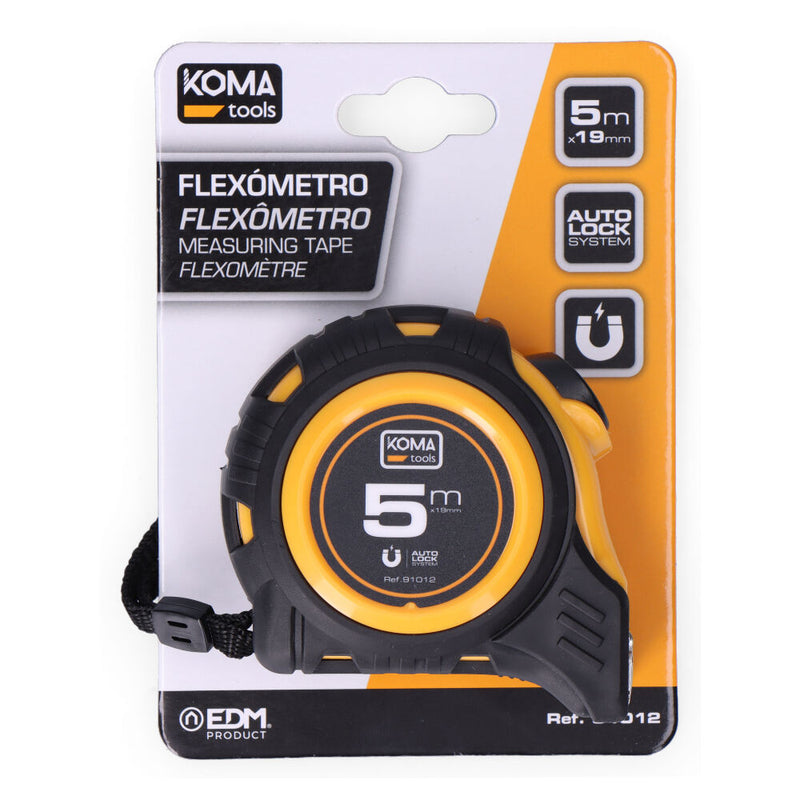 Flexómetro 5M X 19Mm Abs Magnet Koma Tools