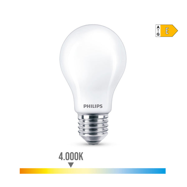 Bombilla Standard Led E27 8,5W 1,055Lm 4000K Luz Dia Ø6X10,4Cm, Philips