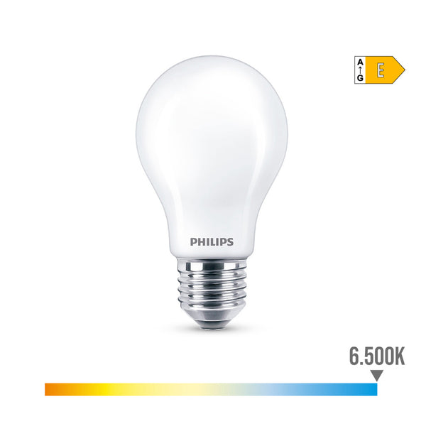 Bombilla Standard Led E27 8,5W 1,055Lm 6500K Luz Fria Ø6X10,4Cm, Philips