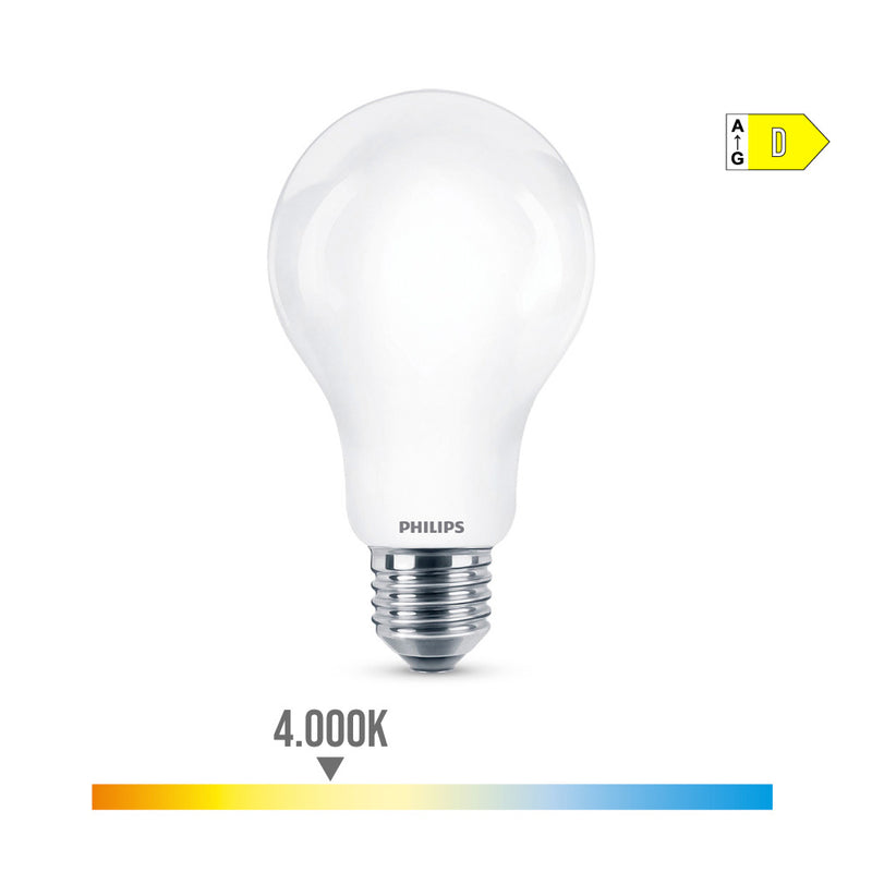 Standard Led Bulb E27 13W 2000Lm 4000K Daylight Ø7x12.1Cm, Philips