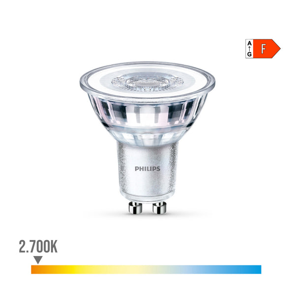 Gu10 Led Bulb 4.6W 390Lm 2700K Warm Light Ø5X5.4Cm Philips