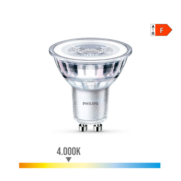 Gu10 Led Bulb 4.6W 390Lm 4000K Daylight Ø5X5.4Cm Philips