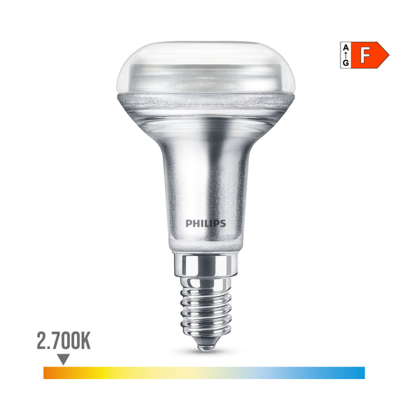 Philips Cla 36D 1.4W R39 LED Reflector Bulb, 105Im E14 2700K