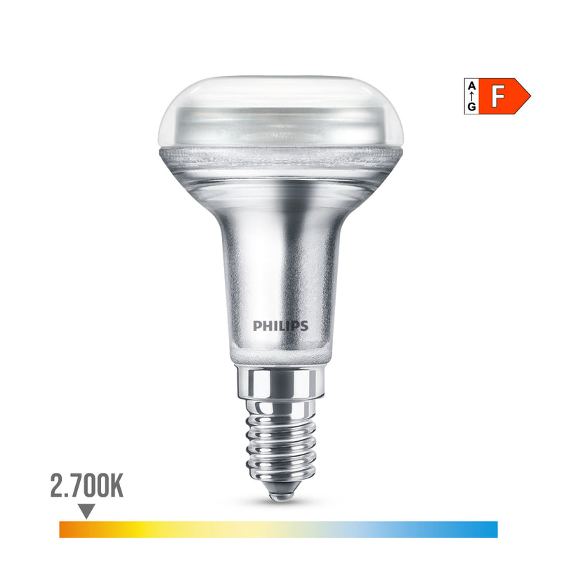 Led Reflector Bulb Cla 36D 2.8W R50, 210Im E14 2700K, Philips