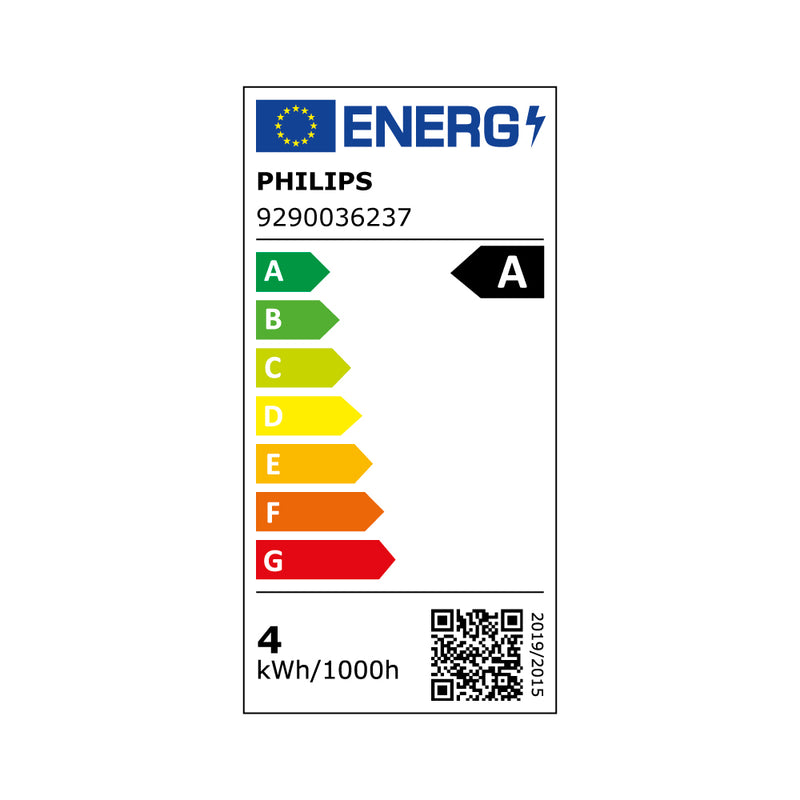 Bombilla Ultra Efficient Led Classic 4W 840Im E27 2700K, Ø6X10,4Cm, Philips