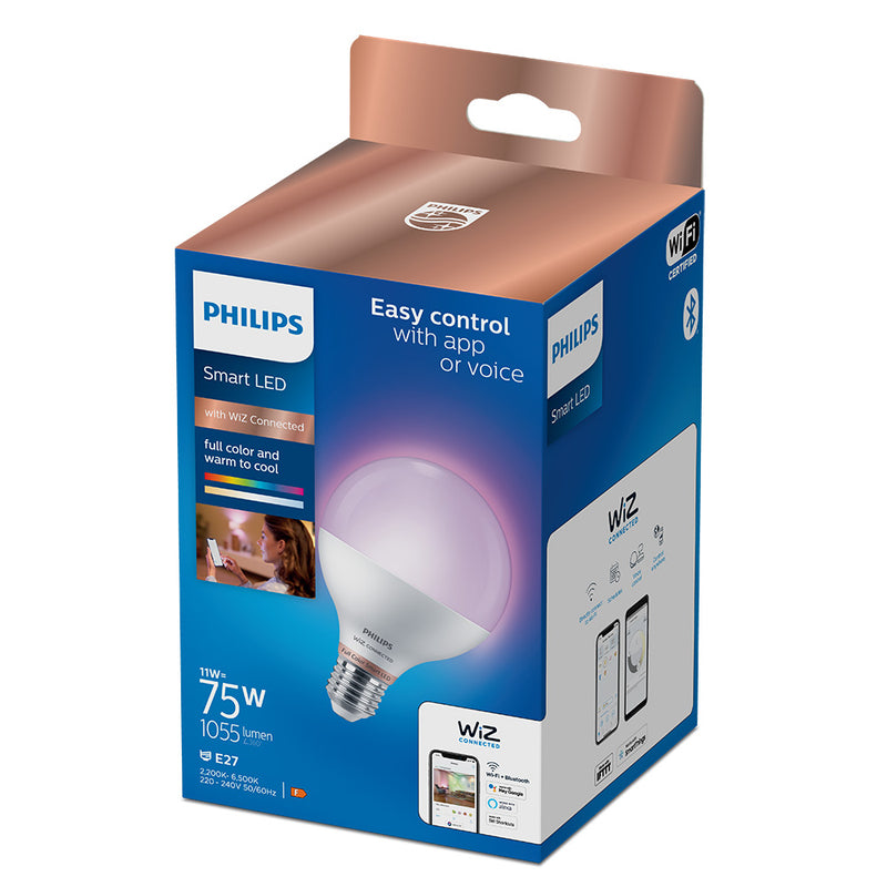 Globe Bulb E27 11W Full Colors 1055Lm Wifi Philips Wiz