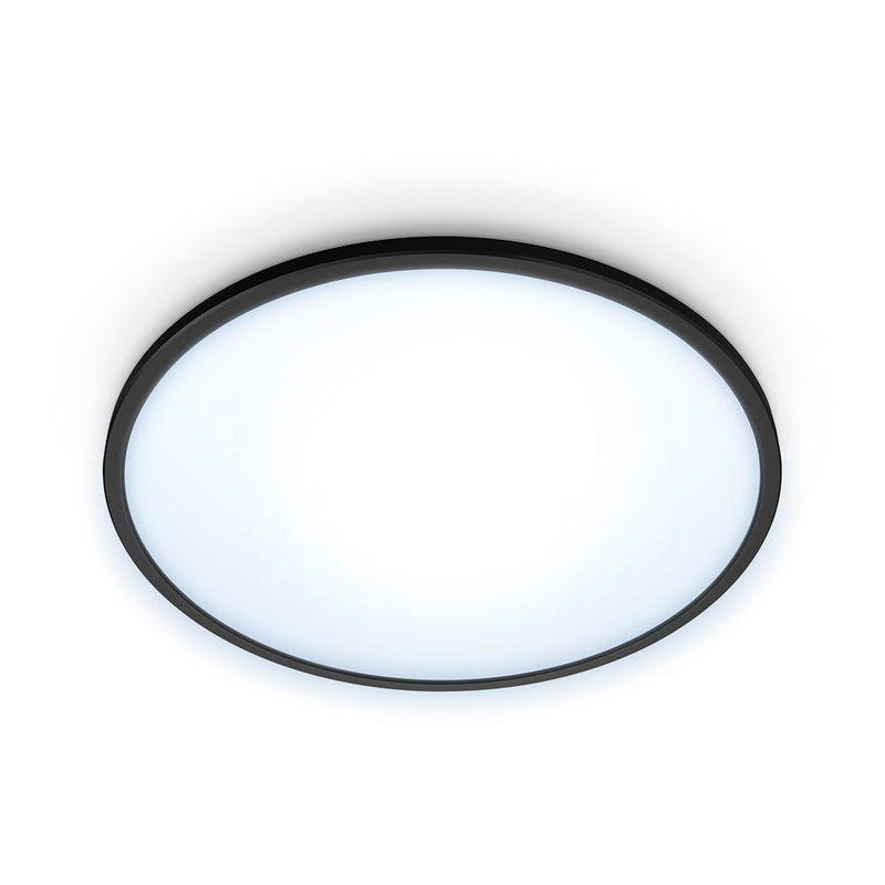 Led Wiz 14W 1300Lm Ø242Mm Black Frame Philips Ceiling Light