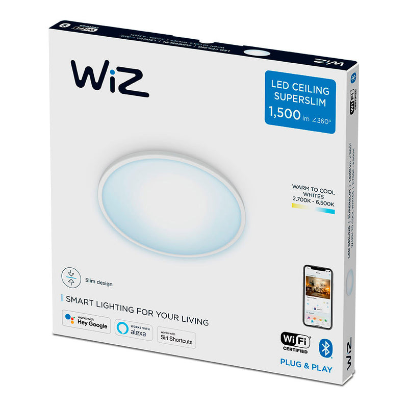 Plafon Led Wiz 16W 1500Lm Ø292Mm Marco Blanco Philips