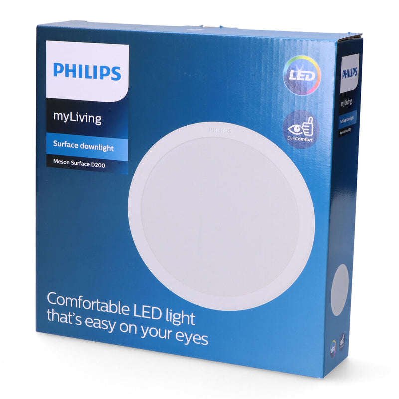 Downlight Led De Superficie/Empotrar 23,5W 1820Lm 4000K Luz Dia Mod, Meson Ø22,17X5Cm Philips