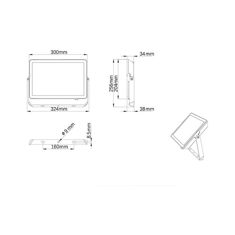 Projector 100W 9500Lm 6500K Ip65 911401864584 Philips