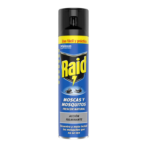 Raid Insecticide Spray 600Ml Flies and Mosquitoes