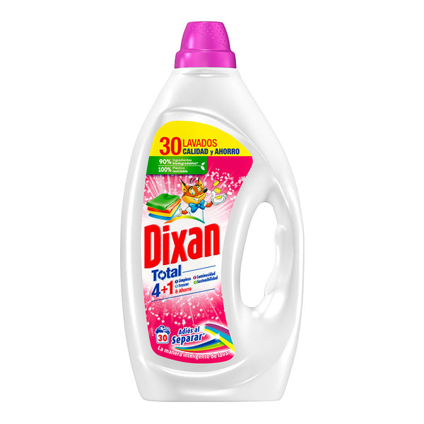 Detergente Liquido Dixan Adios Separar 30 Lavados