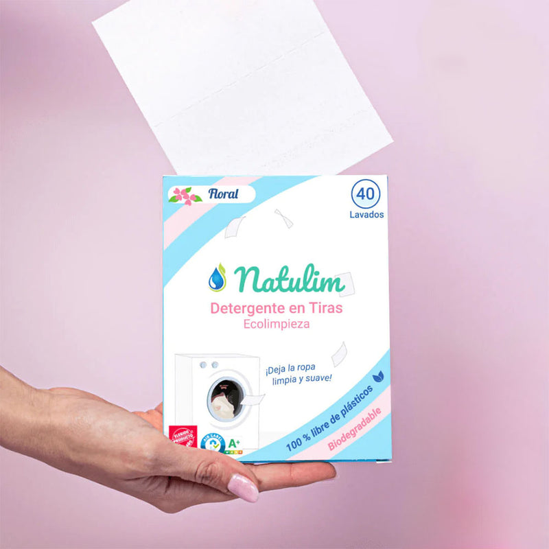 S, Of, Natulim Floral Detergent Strips 40 Washes