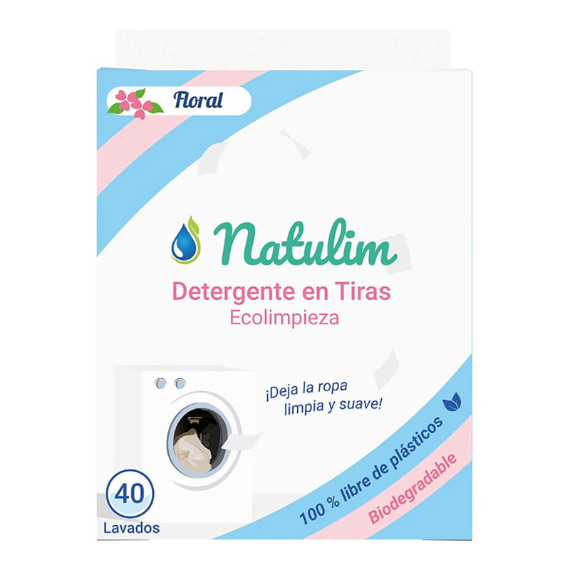 S, Of, Natulim Floral Detergent Strips 40 Washes