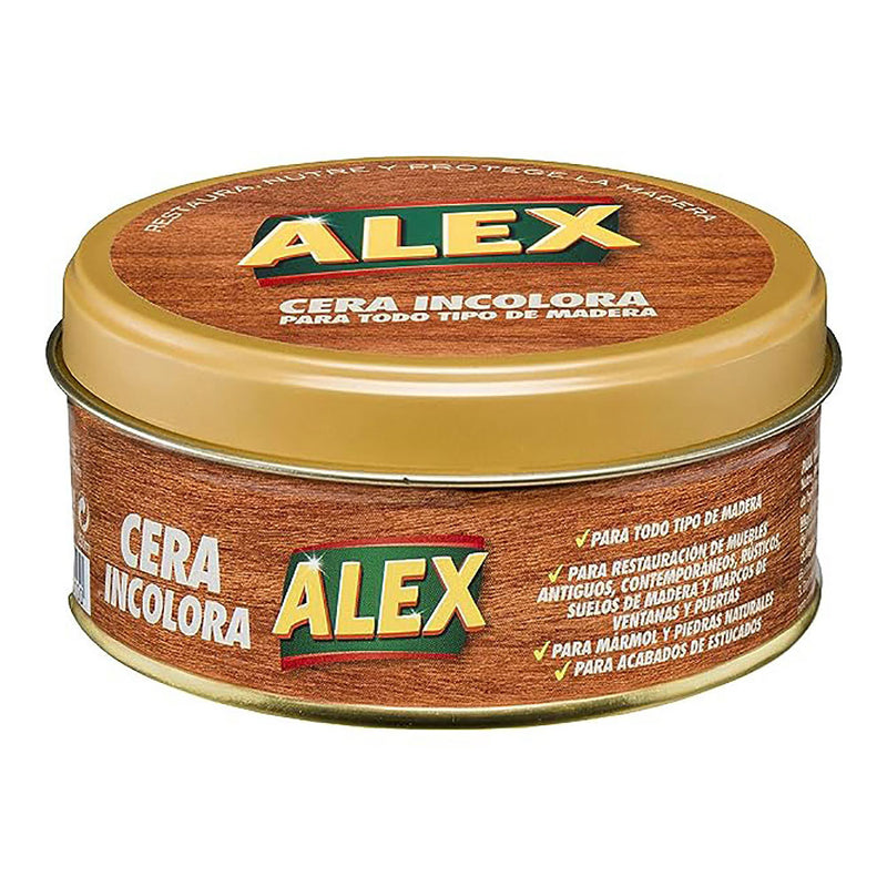 Cera Alex Lata Incolora Para Madera 250 Gr