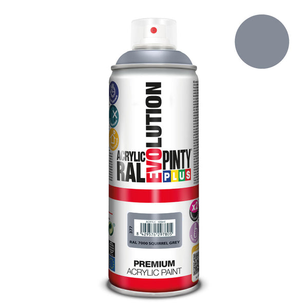 Spray Paint Pintyplus Evolution 520Cc Ral 7000 Squirrel Gray