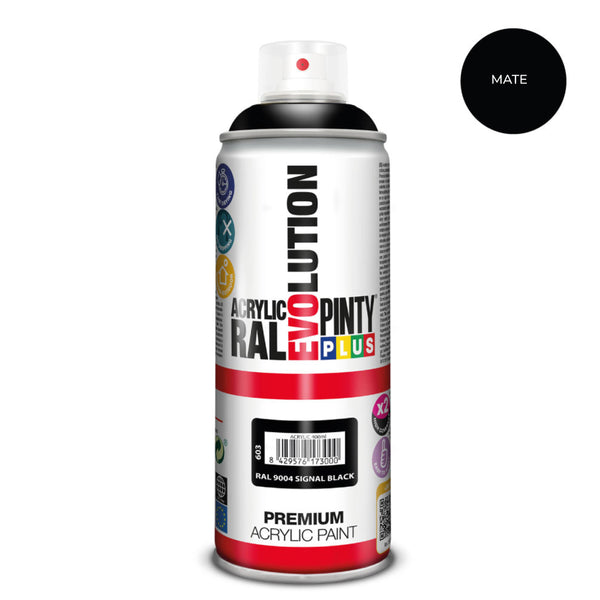 Pintura En Spray Pintyplus Evolution 520Cc Ral 9004 Matt Signal Black