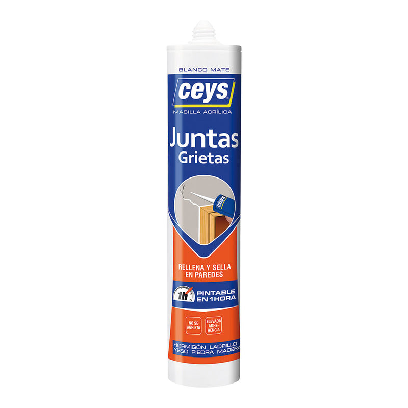 Ceys Juntas Grietas Blanco Cartucho 280Ml 505602