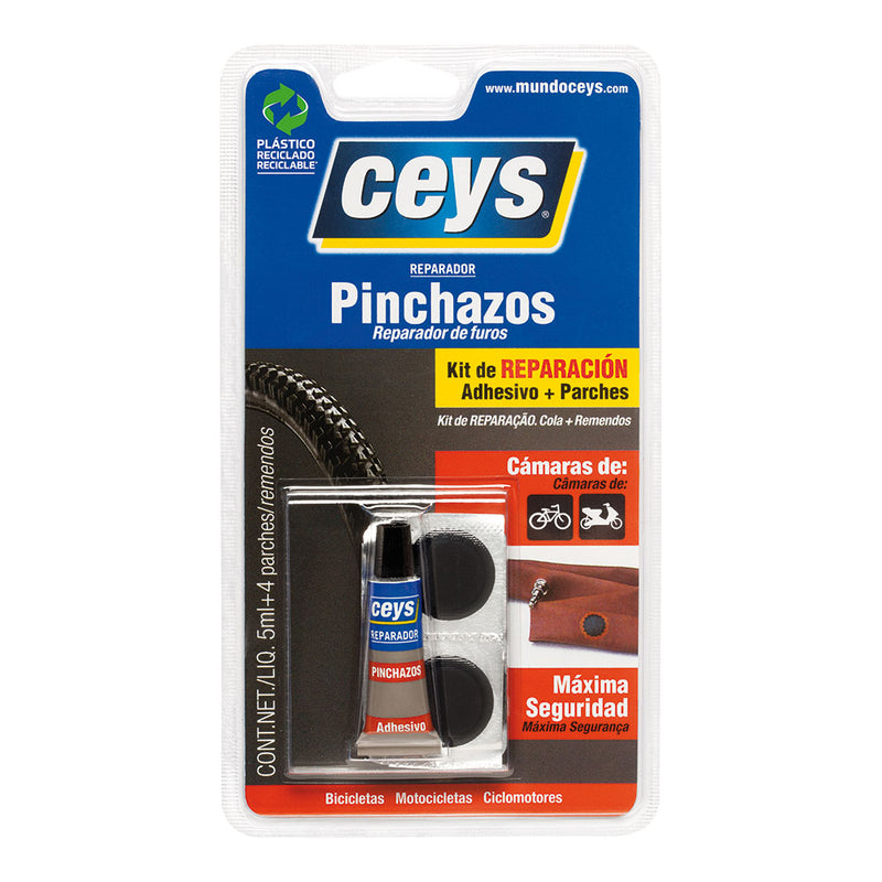 Ceys Puncture Repair Blister 5Ml 6Units, 505016