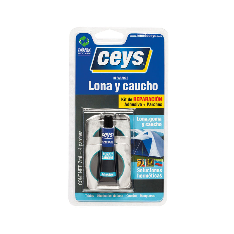 Ceys Canvas and Rubber Repair Blister 7Ml 6Units, 505017