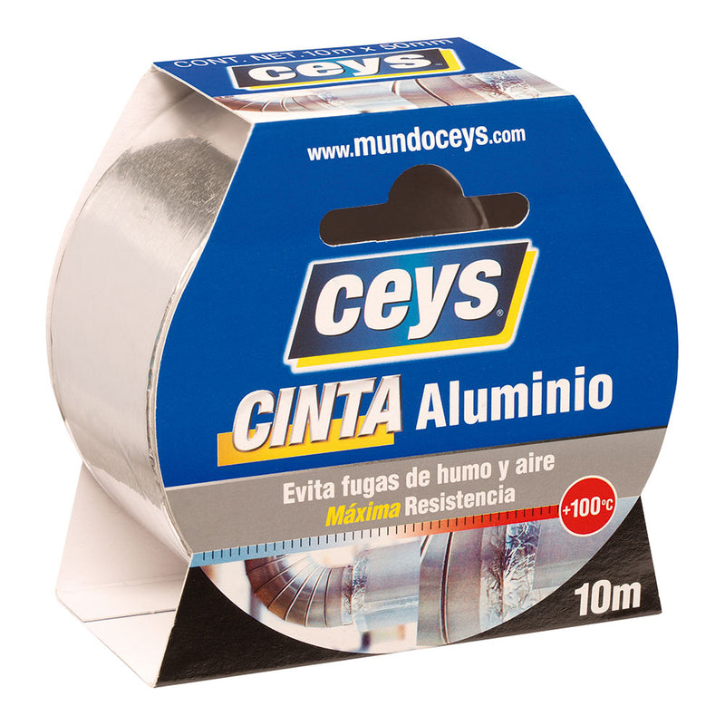 Ceys Aluminum Tape Roll 10M X 50Mm, 507616