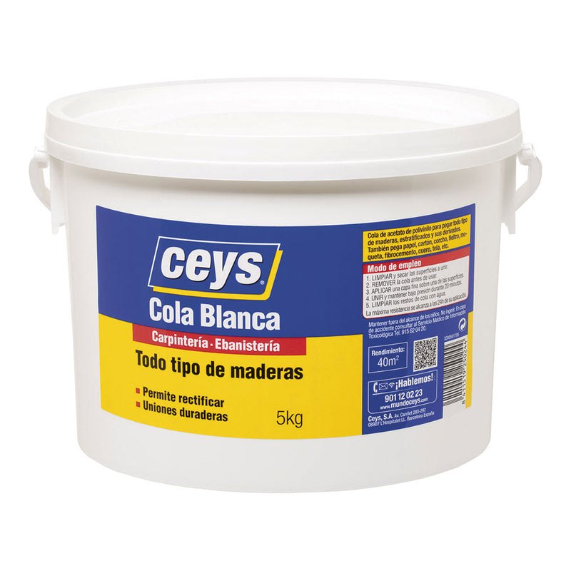 Ceys White Wood Glue Can 5Kg 501705