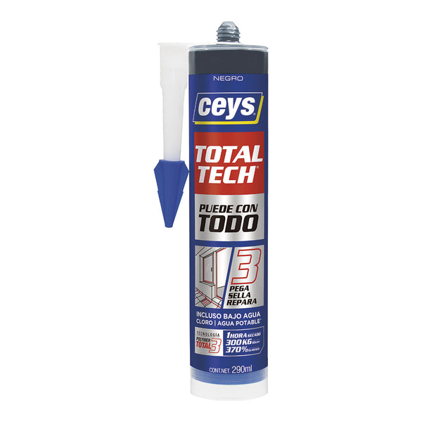 Ceys Total Tech Black Cartridge 290Ml 507221