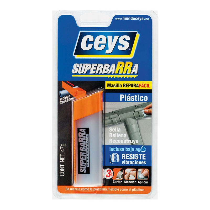 Ceys Super Barra Reparadora Plastico 47G 505031