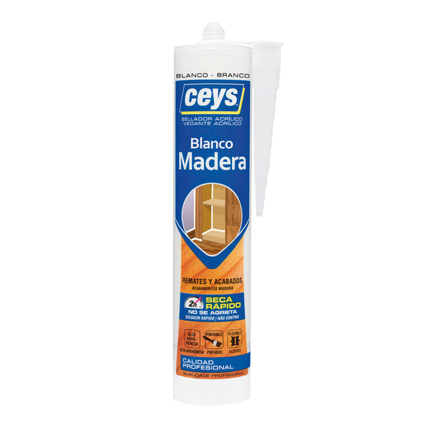 Ceys Sellador Madera Blanco Cart 505791