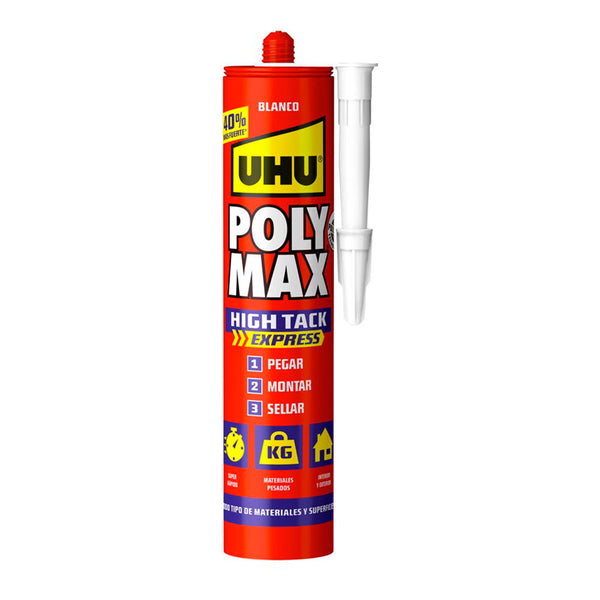 Uhu Poly Max High Tack® Express Blanco 40% 440G  Ref, 7000131