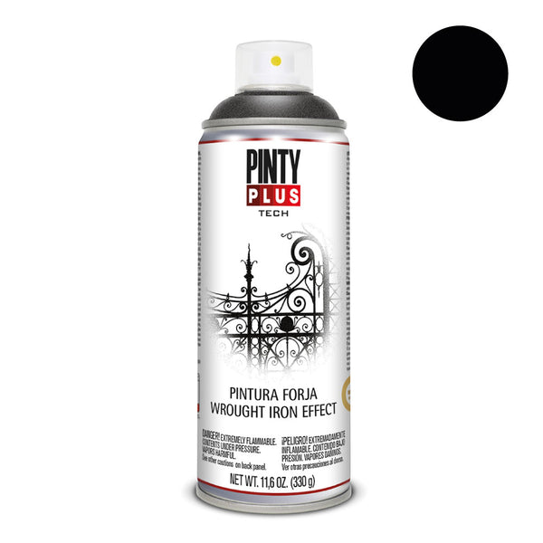 Pintura En Spray Pintyplus Tech Pintura Forja 520Cc Negro Fj104