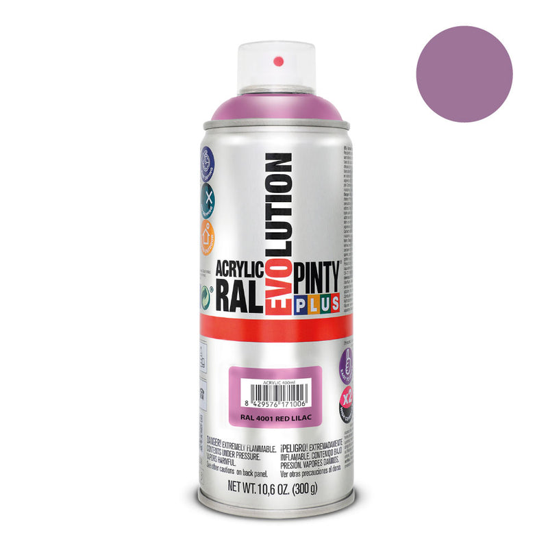 Pintura En Spray Pintyplus Evolution 520Cc Ral 4001 Rojo Lila