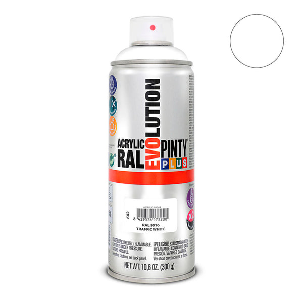 Spray Paint Pintyplus Evolution 520Cc Ral 9016 Traffic White