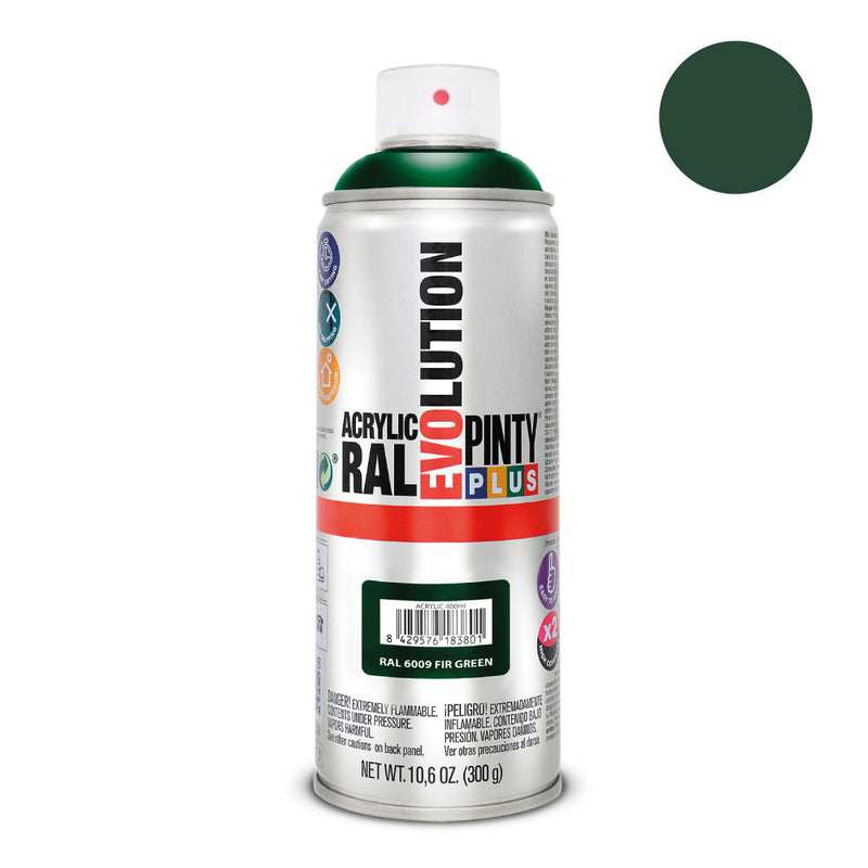 Pintura En Spray Pintyplus Evolution 520Cc Ral 6009 Verde Abeto