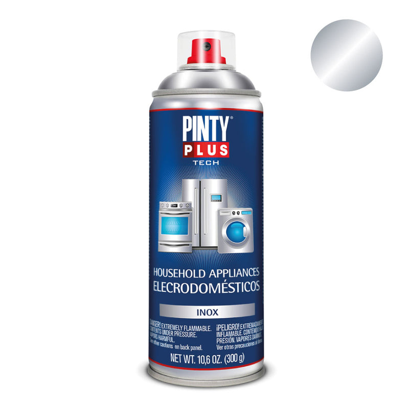 Pintura En Spray Pintyplus Tech Inox Electrodomésticos E150 Spray 520Cc