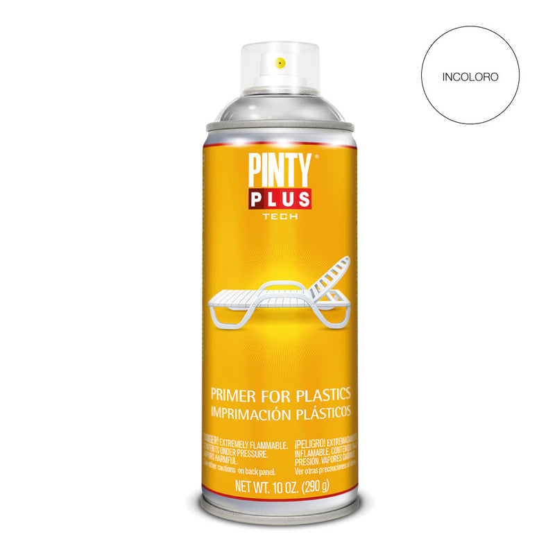 Pintyplus Tech Spray Paint Plastic Primer 520cc I199 Transparent