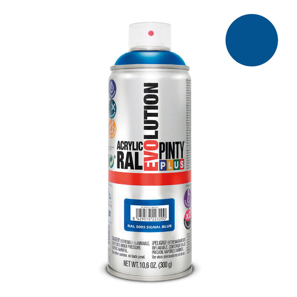 Pintura En Spray Pintyplus Evolution 520Cc Ral 5005 Azul Señales