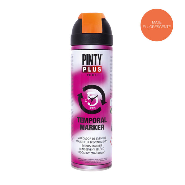 Pintyplus Tech Spray Paint Marker Events 650cc Orange T143