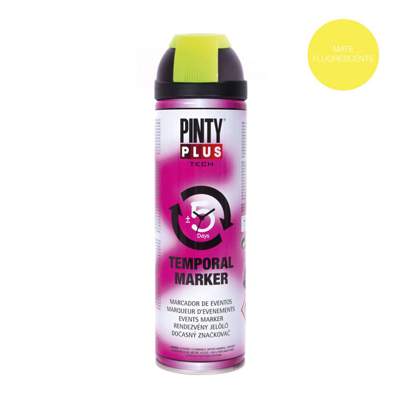 Pintyplus Tech Spray Paint Event Marker 650cc Yellow T146