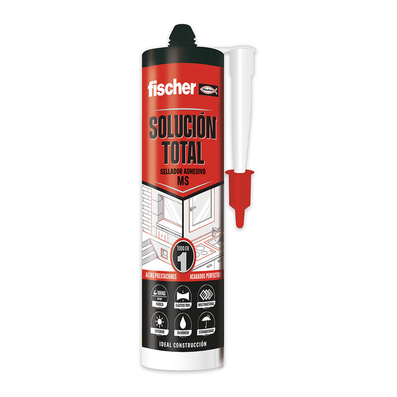 Ms Black Adhesive Sealant 546187 Fischer 290Ml