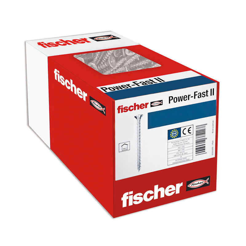 Caja 200 Tornillos Fpf Ii Czf 4,0X30 Bc 670195 Fischer