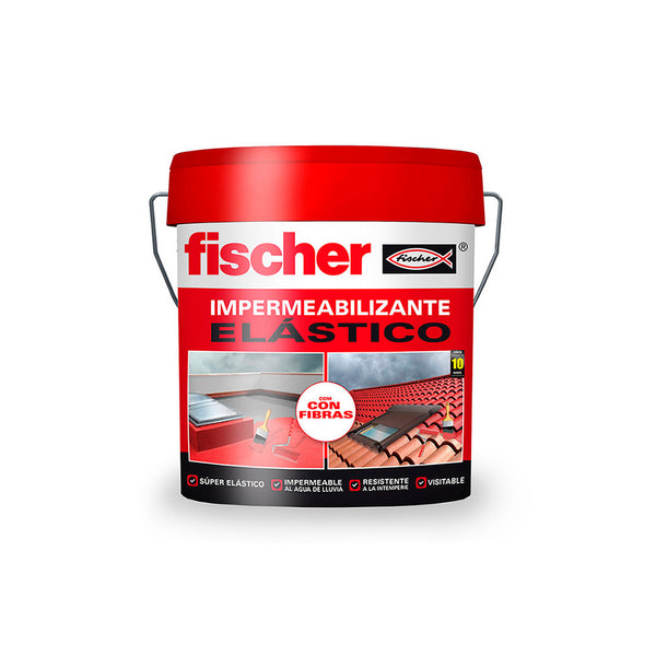 Impermeabilizante 750Ml Rojo Con Fibras 558428 Fischer