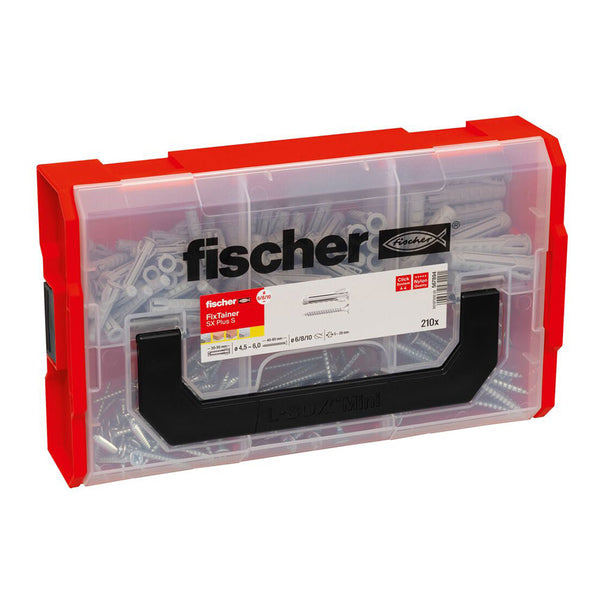 Fixtainer 210 Units, Sx6/8/10+Screws 567894 Fischer